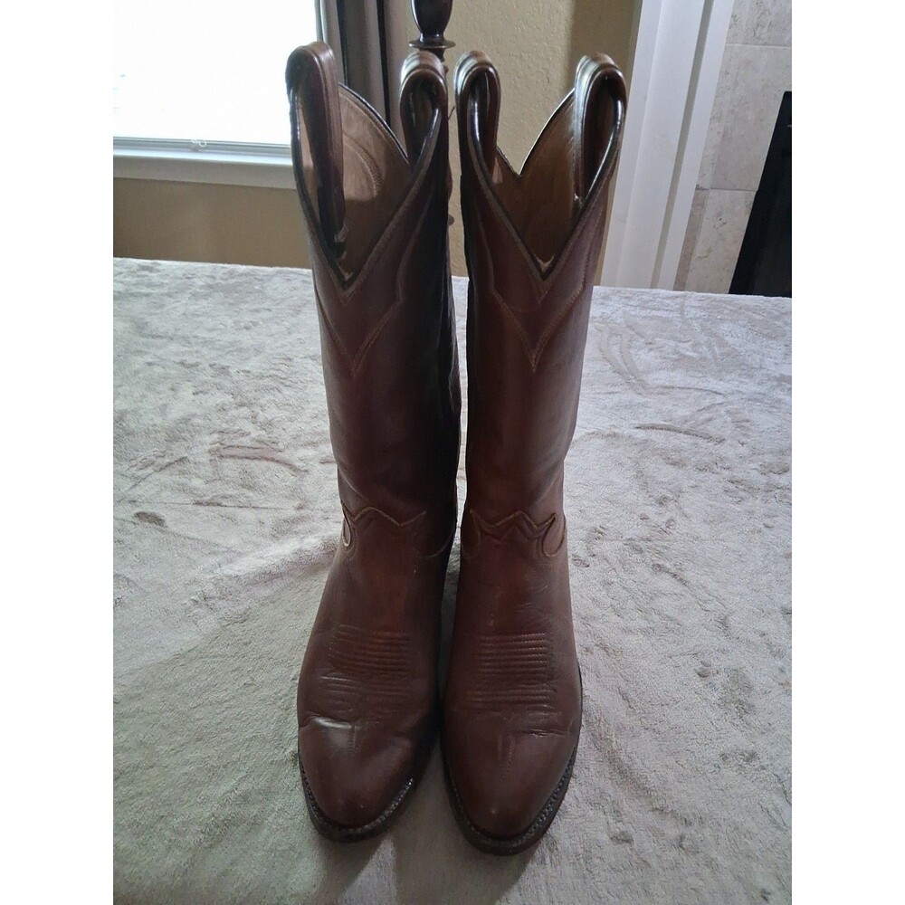Vintage Women’s Brown Tony Lama Embroidered Cowboy Boots Size 6 - Picture 13 of 13